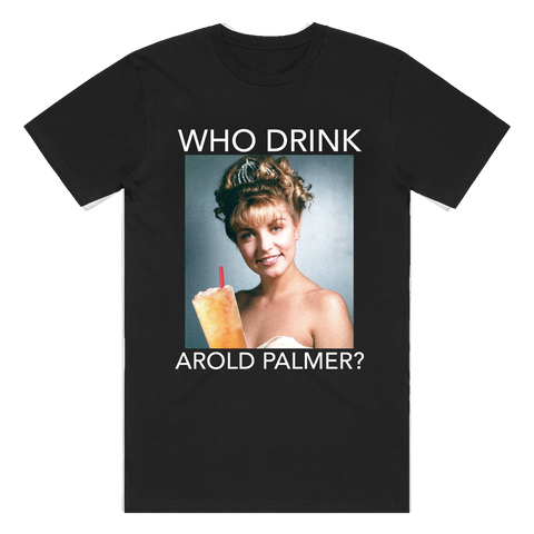 Who Drink Arnorl Palmer Tee - Black