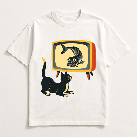 Retro Poster White Tee