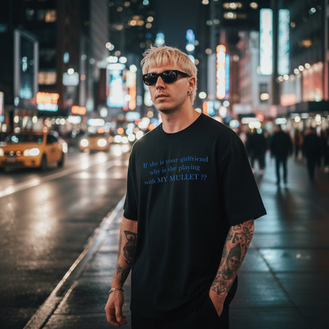 My Mullet Black T-shirt