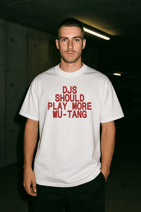 Djs Should Play More Wu-tang White Tee