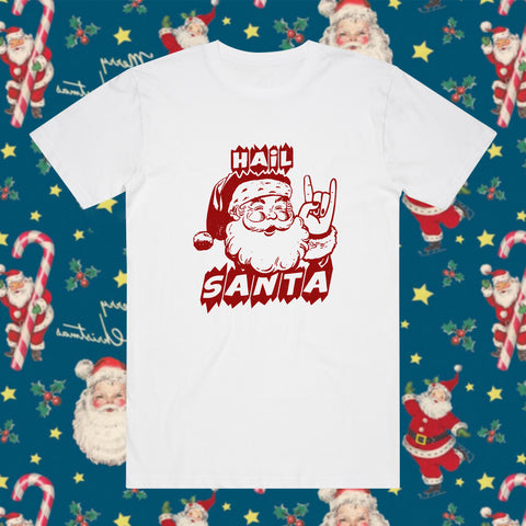 Hail Santa White T-Shirt