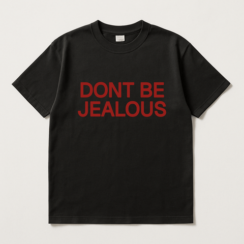 DON'T BE JEALOUS Black Tee