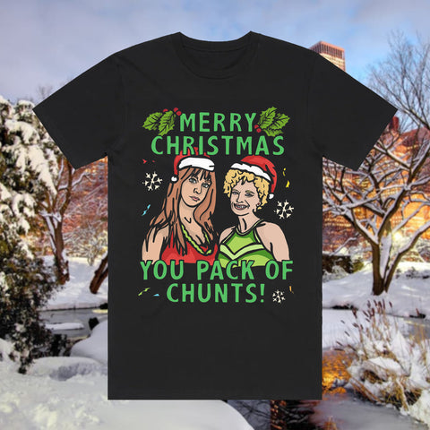 Merry Christmas You Pack Of Black T-Shirt