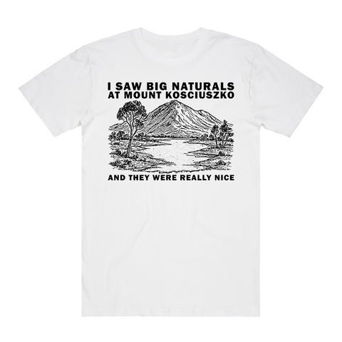 BIG NATURALS WHITE T-SHIRT