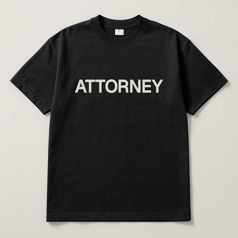 ATTORNEY Black Tee