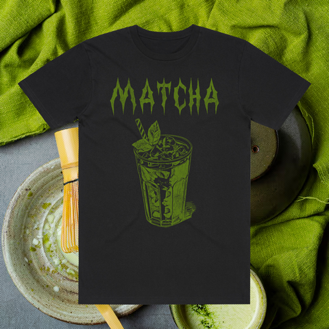 Matcha Death Metal Black Tee