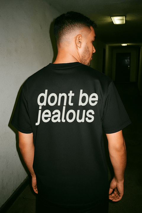 Don't Be Jealous Black Tee