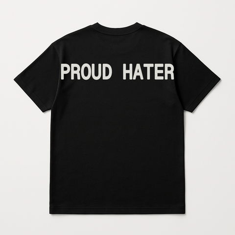 Proud Hater Black Tee