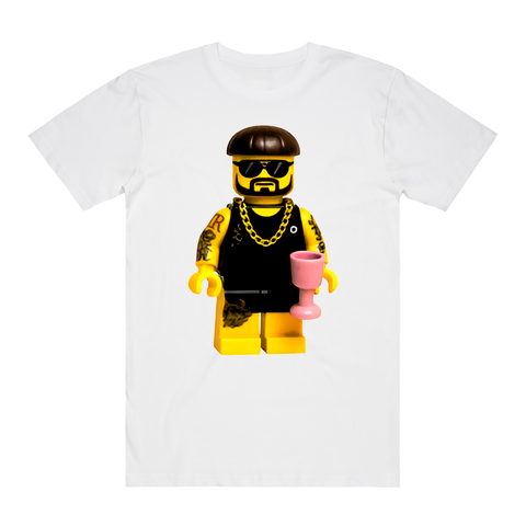 IBIZA FINAL BOSS LEGO WHITE T-SHIRT