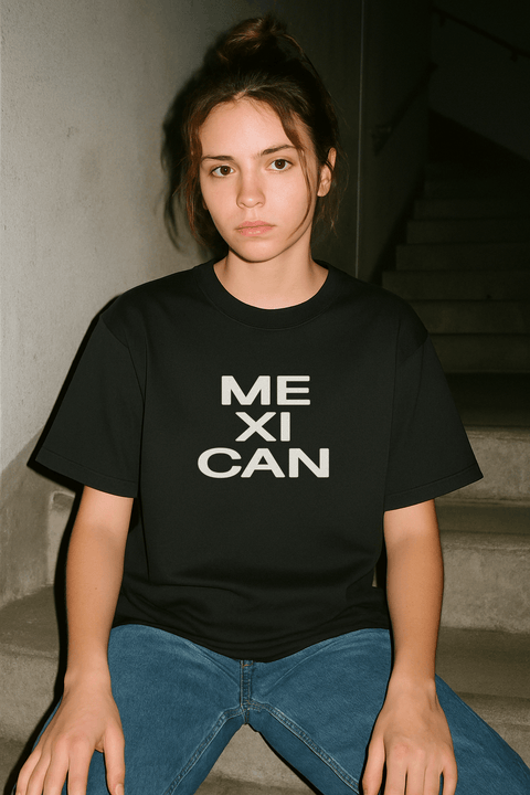 ME XI CAN Black Tee