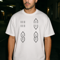 Cool S Tee - White — production artwork on Dead Set library mockup