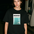 Newport Breakfast Tee - Black — production artwork on Dead Set library mockup