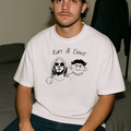 Kurt & Ernie Tee - White — production artwork on Dead Set library mockup