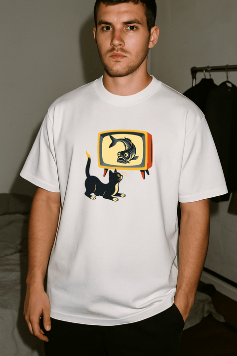 Retro Poster White Tee