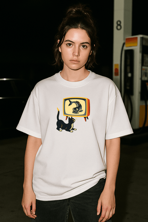 Retro Poster White Tee
