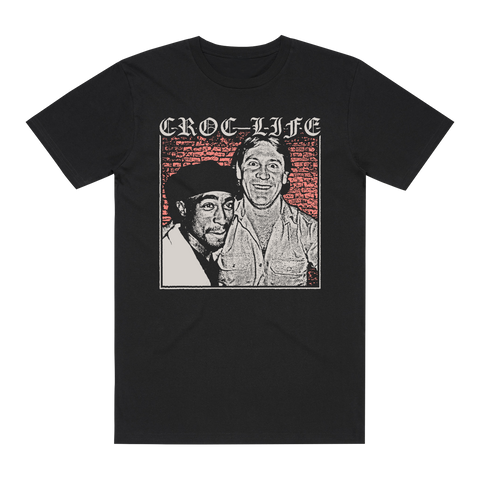 CROC LIFE BLACK T-SHIRT
