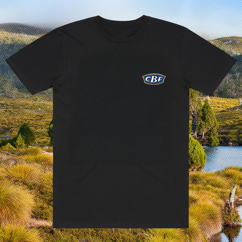 CBF🏕️ 🚣🏼‍♂️ 🎣 TEE - BLACK