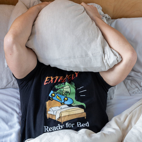 Extremely Ready For Bed Tee - Black