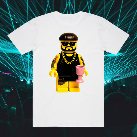 IBIZA FINAL BOSS LEGO WHITE T-SHIRT