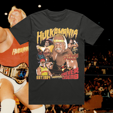 HULKMANIA 'FOREVER LEGEND' TEE - BLACK