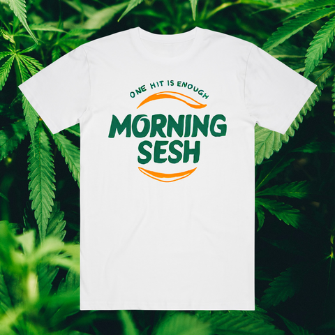 ONE HIT IS ENOUGH WHITE T-SHIRT