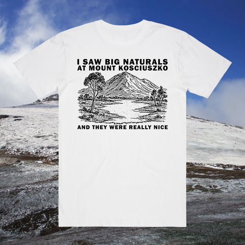 BIG NATURALS WHITE T-SHIRT