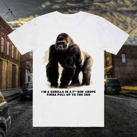CHIEF KEEF FANETO GORILLA WHITE T-SHIRT