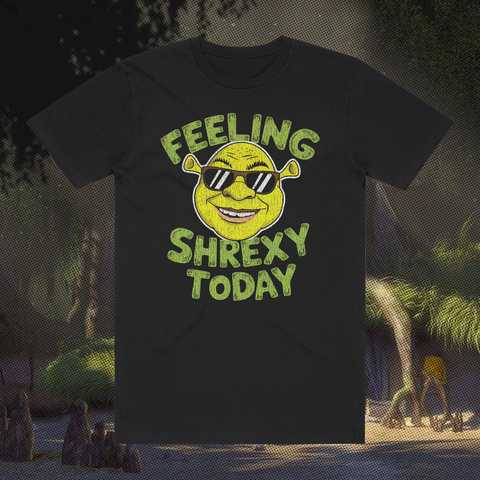 SHREXY BLACK T-SHIRT