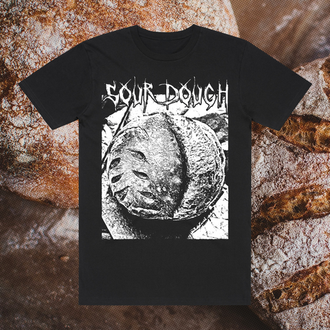 SOUR DOUGH HARDCORE BLACK T-SHIRT