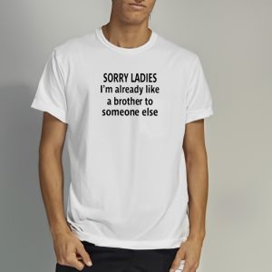 Sorry Ladies Tee - White
