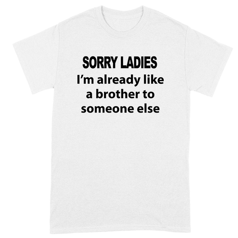 Sorry Ladies Tee - White