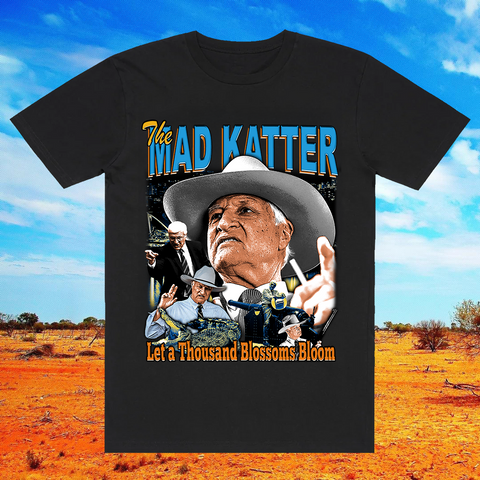 The Mad Katter Tee - Black