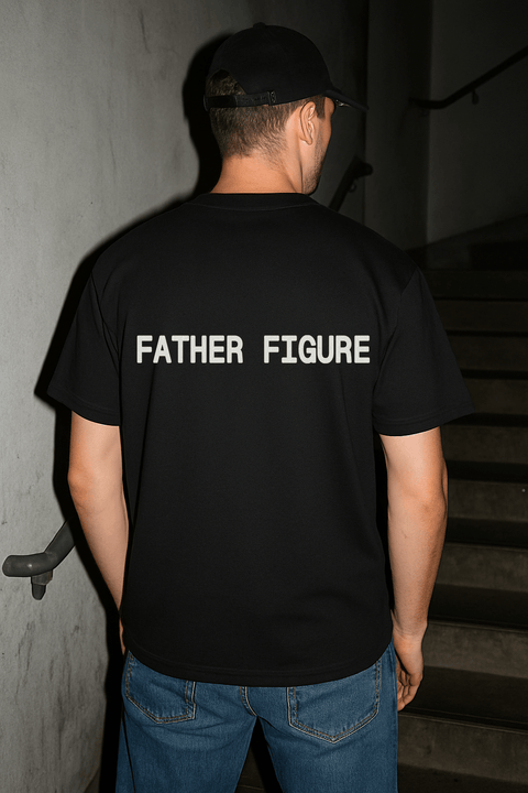Father Figure Black Tee
