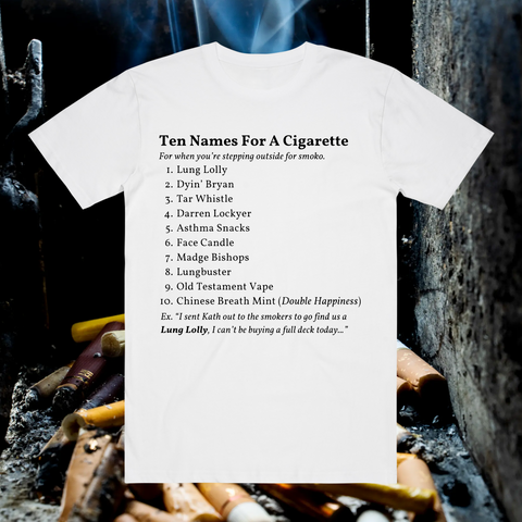Ciggy White T-Shirt