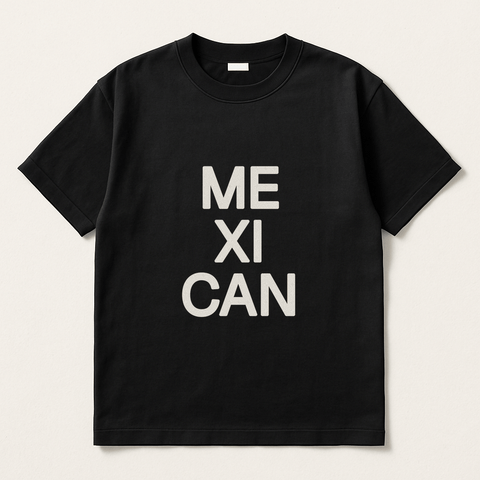 ME XI CAN Black Tee