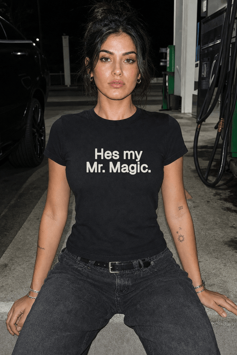He’s my Mr. Magic. Black Tee