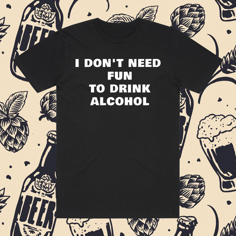 Your New Drinking Shirt Black T-Shirt