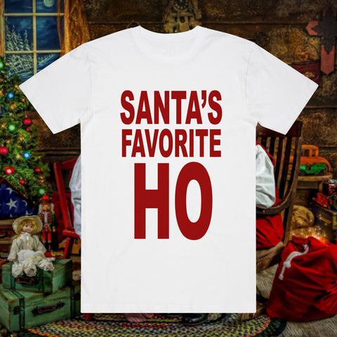 Santa's Favorite Ho White T-Shirt