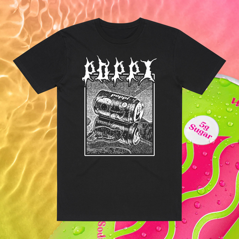 Poppi Soda Death Metal Black Tee