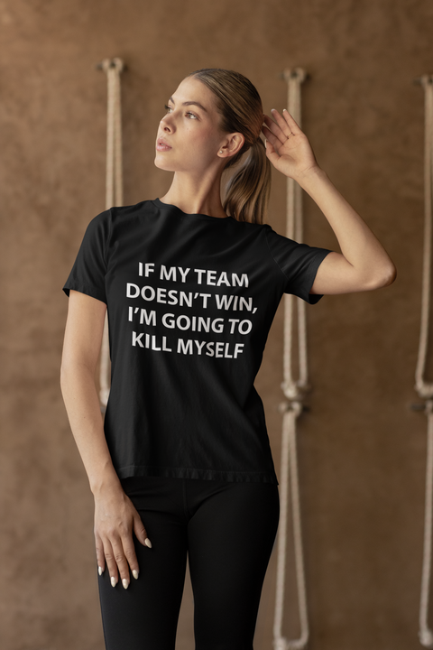 Sports Fan Tee - Black