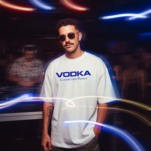 Vodka Connecting People Black T-Shirt
