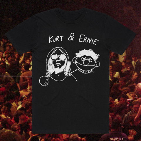 KURT & ERNIE BLACK T-SHIRT