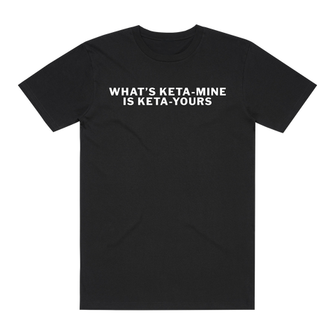 KETA MIN3 BLACK T-SHIRT