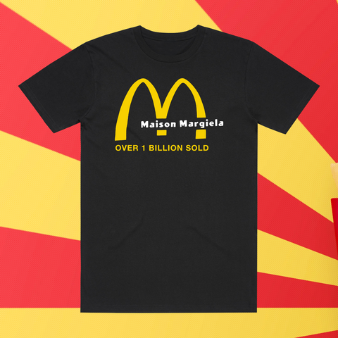 Maison X Mcdonalds Collab Black T-Shirt