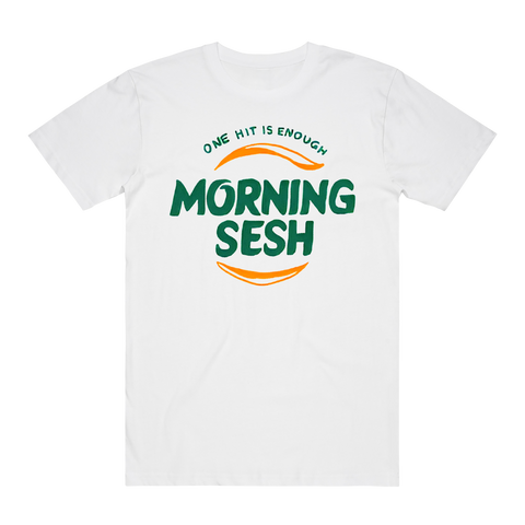 ONE HIT IS ENOUGH WHITE T-SHIRT