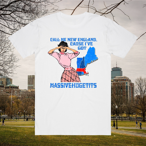 Massivehugetits White Tee