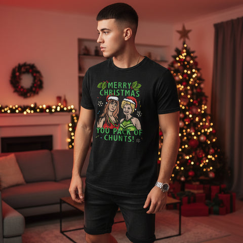 Merry Christmas You Pack Of Black T-Shirt