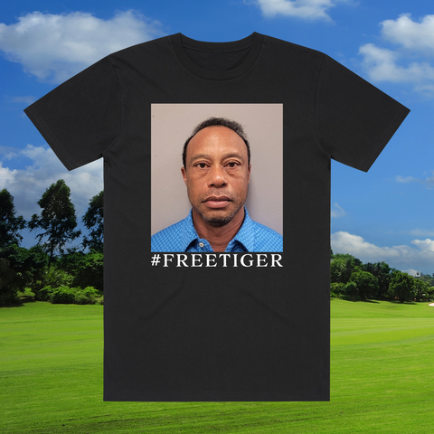 Free Tiger Black Tee